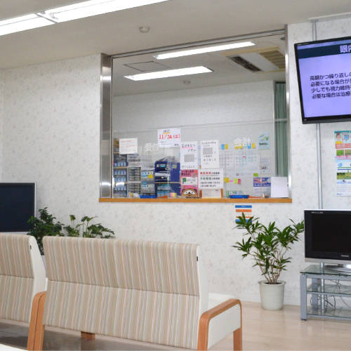 兼松眼科の待合室
